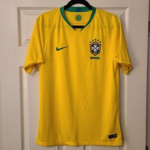 Nike Brasil 2018 WORLD CUP Soccer Jersey HOME FUTBOL Mens Medium